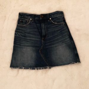 A&F Denim Skirt - Dark Wash